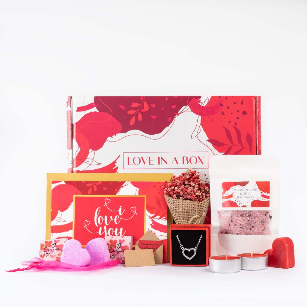 Lifestyle product image of A Luxury pamper hamper - Love in a box